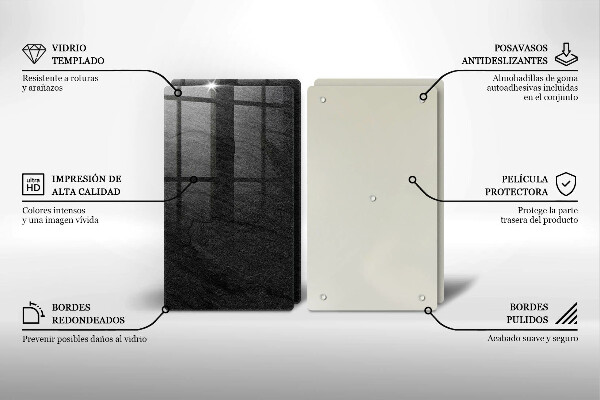 Sklo za varnou desku Textura kamene