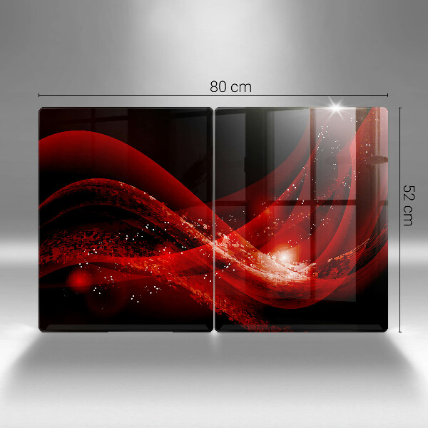 Skleněná deska za sporák Moderní abstrakce