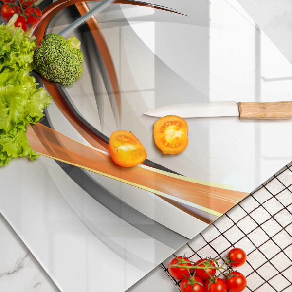 Skleněná deska za sporák Moderní tvary