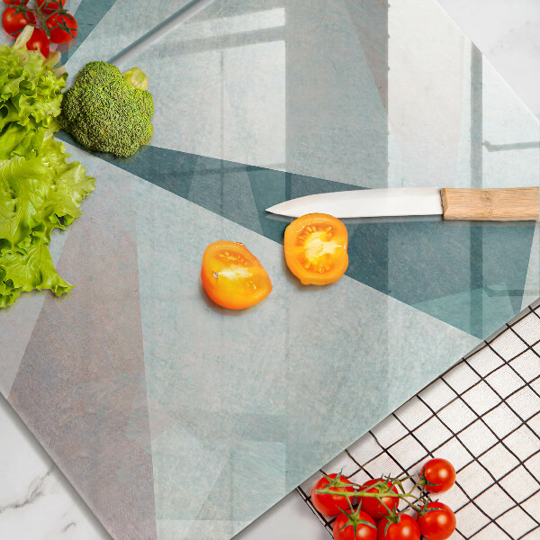 Skleněná deska za sporák Ostrá abstrakce