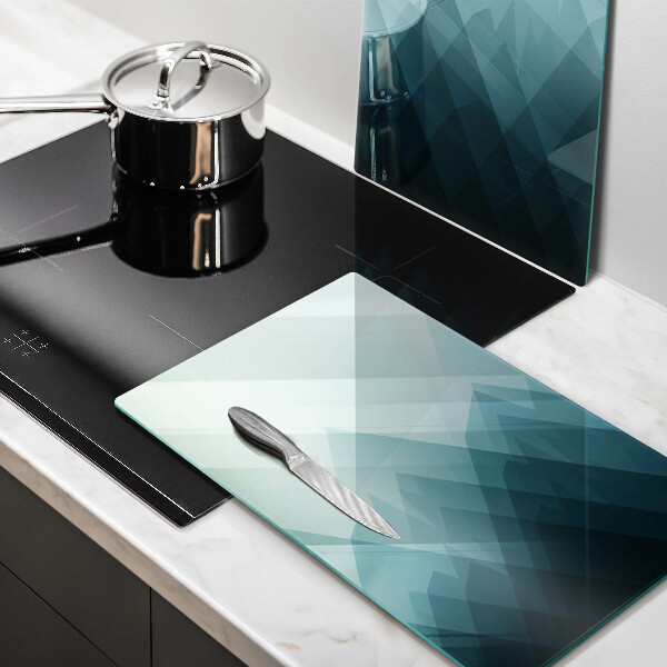 Skleněná deska za sporák Abstraktní hory