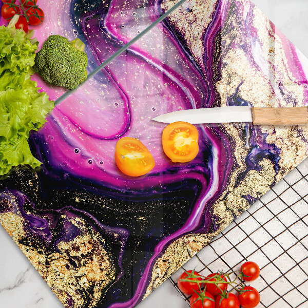 Deska za sporák Abstraktní design zlaté