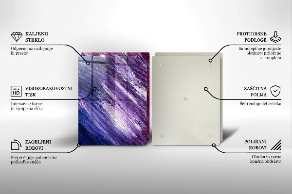 Sklo za varnou desku Malování abstrakce