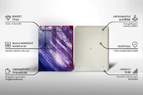 Sklo za varnou desku Malování abstrakce