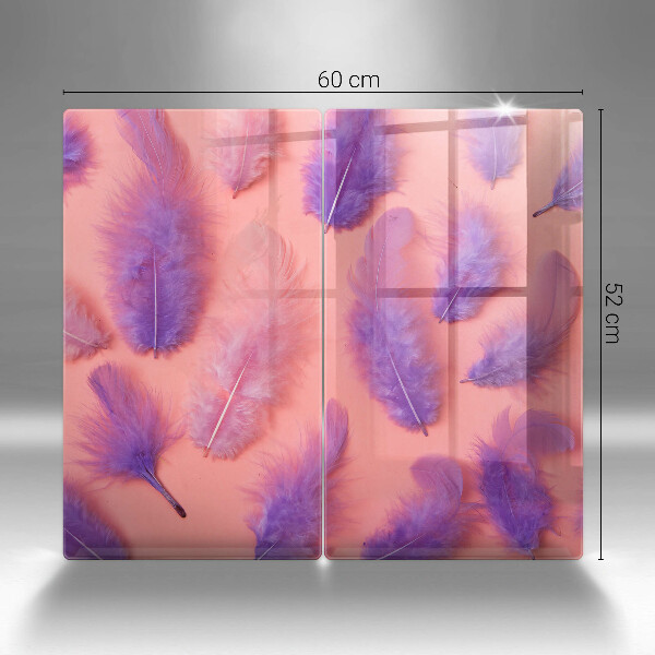 Sklo za varnou desku Nadýchané peří