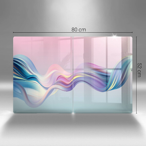 Deska za sporák Pastelové abstrakce