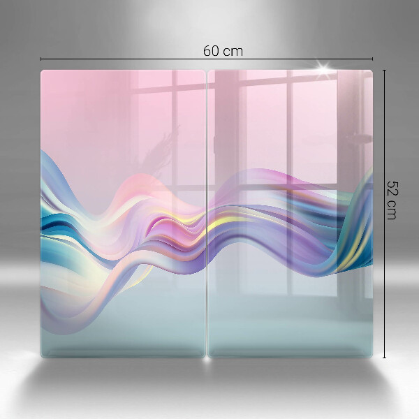 Deska za sporák Pastelové abstrakce