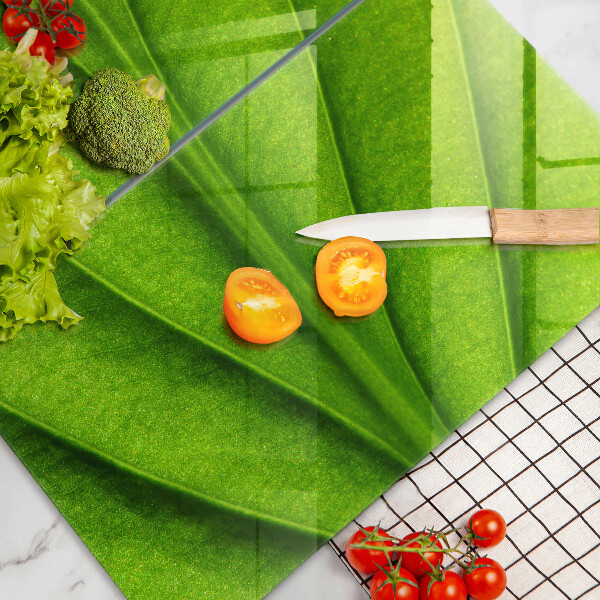 Skleněná deska za sporák Přírodní žilní list