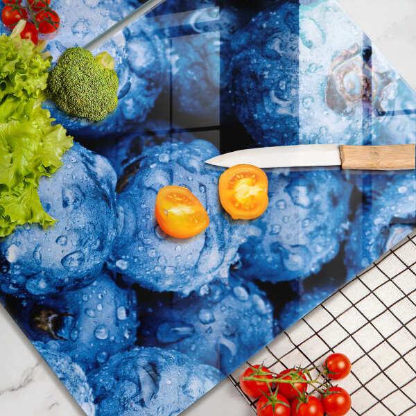 Skleněná deska za sporák Šťavnaté borůvky