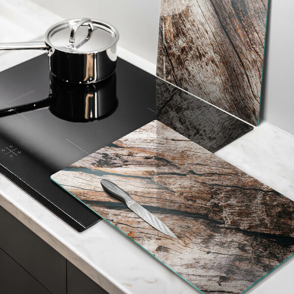 Skleněná deska za sporák Dřevěná konstrukce