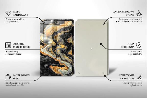 Sklo za varnou desku Abstraktní struktura