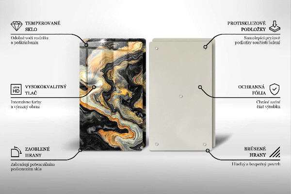 Sklo za varnou desku Abstraktní struktura