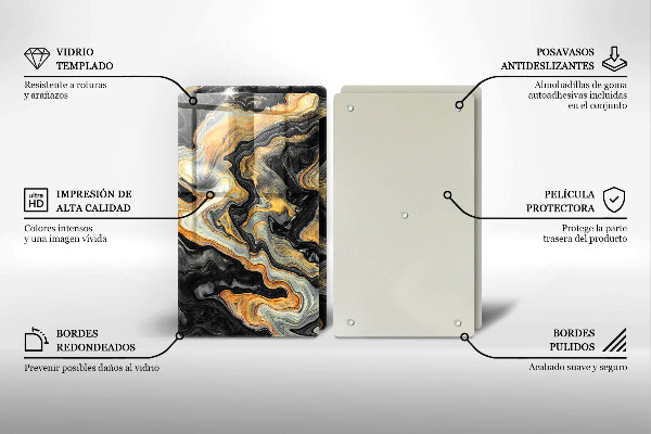 Sklo za varnou desku Abstraktní struktura