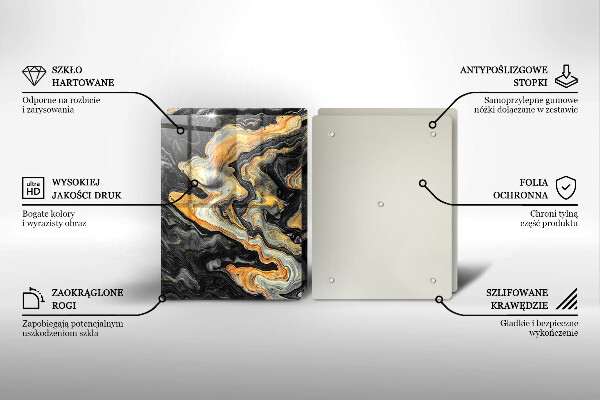 Sklo za varnou desku Abstraktní struktura