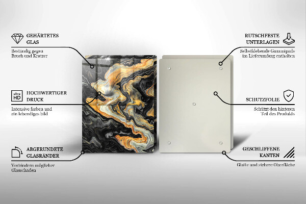 Sklo za varnou desku Abstraktní struktura