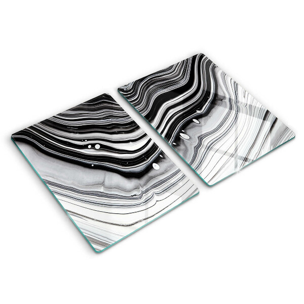 Sklo za varnou desku Inkoustová abstrakce