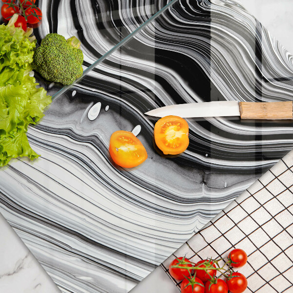 Sklo za varnou desku Inkoustová abstrakce