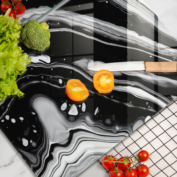 Sklo za varnou desku Inkoustová abstrakce