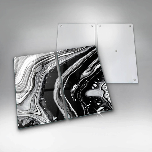 Sklo za varnou desku Inkoustová abstrakce