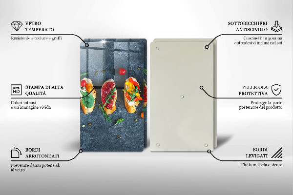 Deska za sporák Barevné sendviče