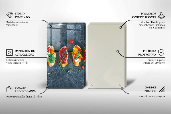 Deska za sporák Barevné sendviče