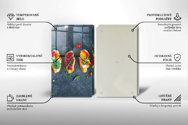 Deska za sporák Barevné sendviče