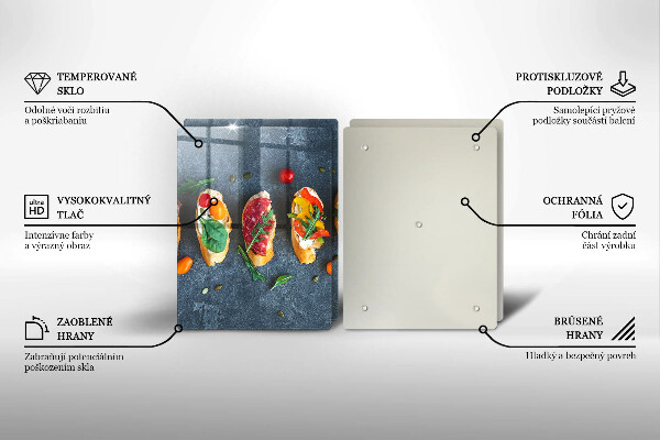 Deska za sporák Barevné sendviče
