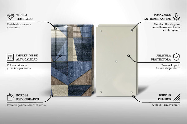 Deska za sporák Geometrické abstrakce