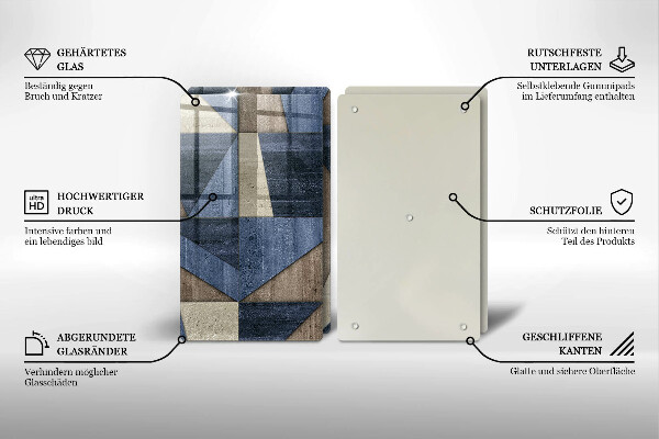 Deska za sporák Geometrické abstrakce