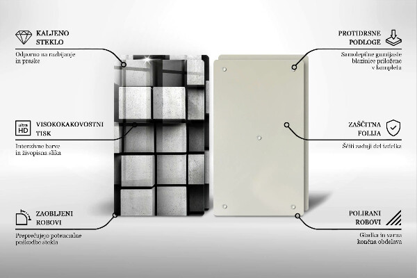 Deska za sporák 3d geometrie pozadí