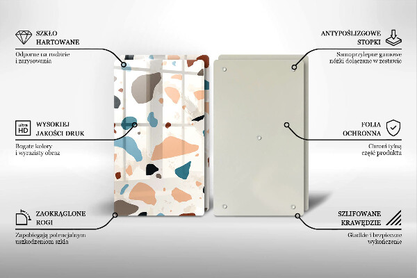 Deska za sporák Dekorativní kamenina