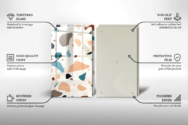 Deska za sporák Dekorativní kamenina