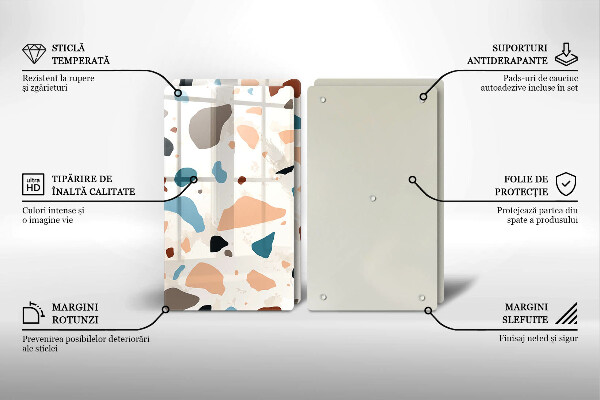 Deska za sporák Dekorativní kamenina