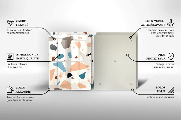 Deska za sporák Dekorativní kamenina