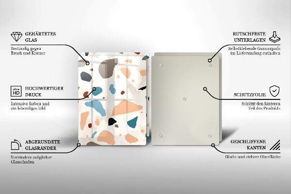 Deska za sporák Dekorativní kamenina