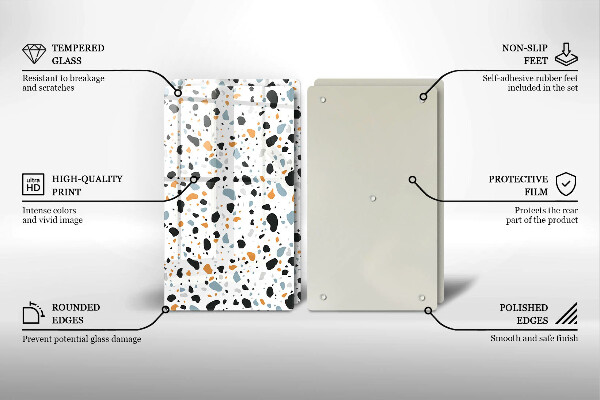 Deska za sporák Dekorativní kamenina