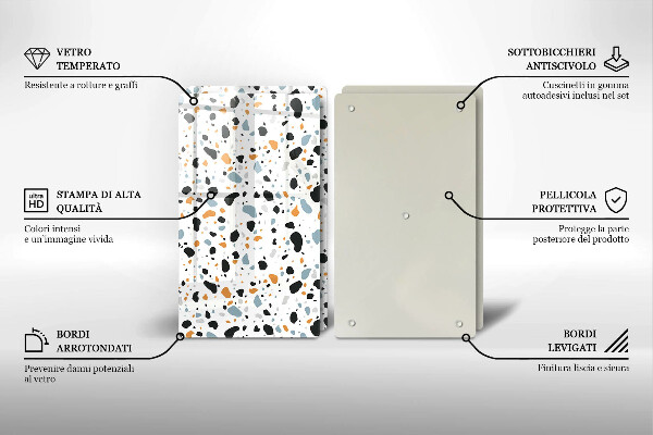 Deska za sporák Dekorativní kamenina