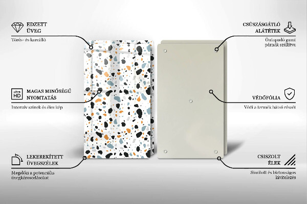 Deska za sporák Dekorativní kamenina