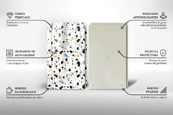 Deska za sporák Dekorativní kamenina