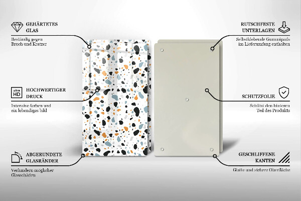 Deska za sporák Dekorativní kamenina