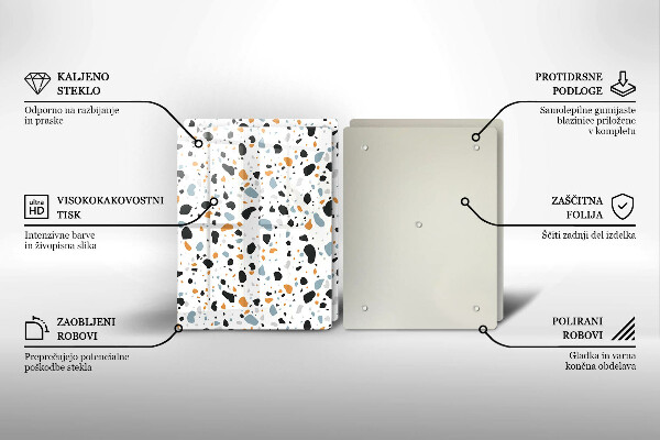 Deska za sporák Dekorativní kamenina