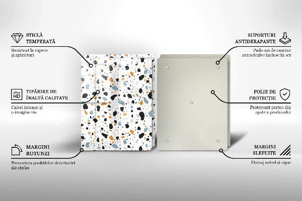 Deska za sporák Dekorativní kamenina