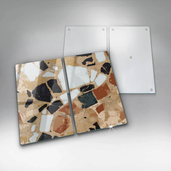 Deska za sporák Dekorativní kameny talíř