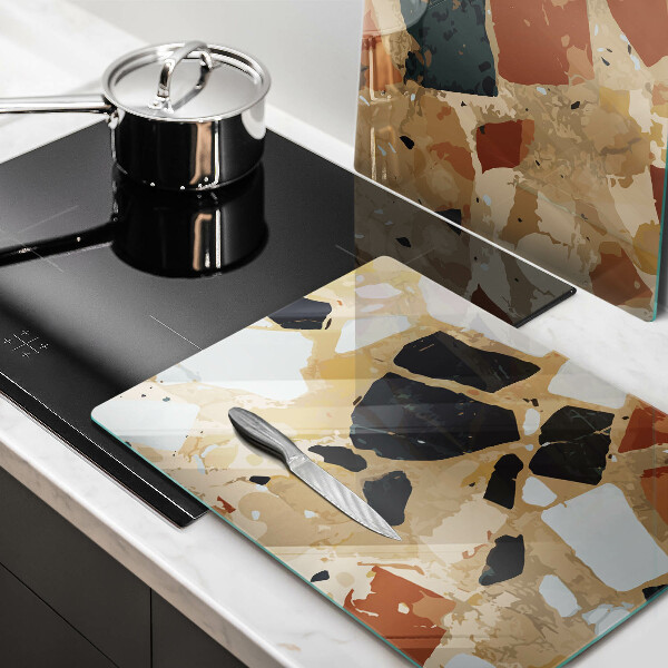 Deska za sporák Dekorativní kameny talíř