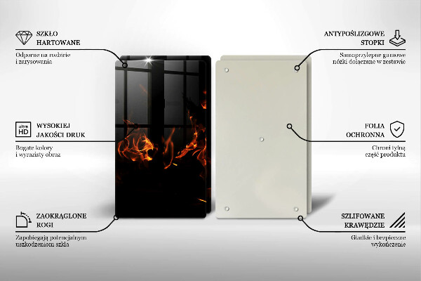 Deska za sporák Zapal živý plamen