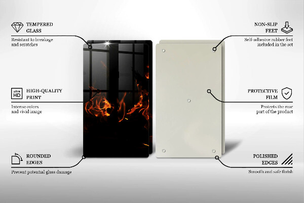 Deska za sporák Zapal živý plamen