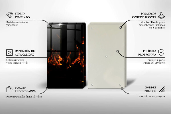 Deska za sporák Zapal živý plamen