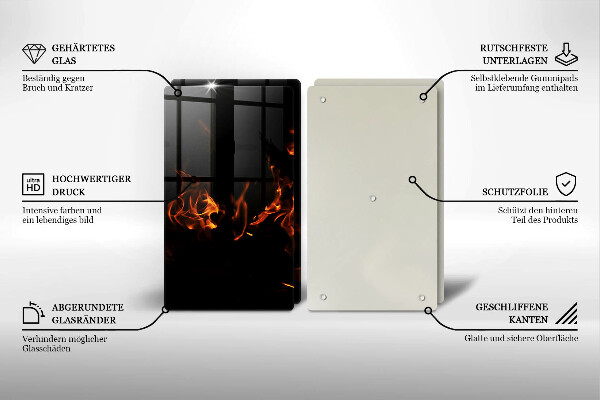 Deska za sporák Zapal živý plamen