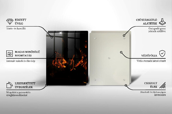 Deska za sporák Zapal živý plamen