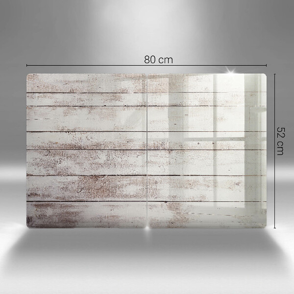 Skleněná deska za sporák Staré dřevěné desky